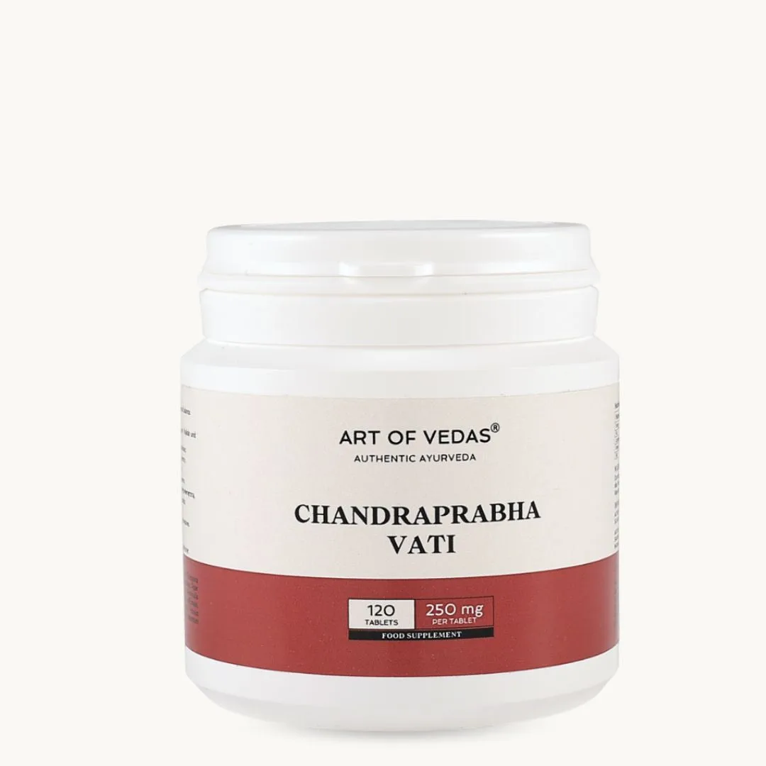 Art of Vedas, Chandraprabha Vati Tabletten, Ayurvedisch supplement