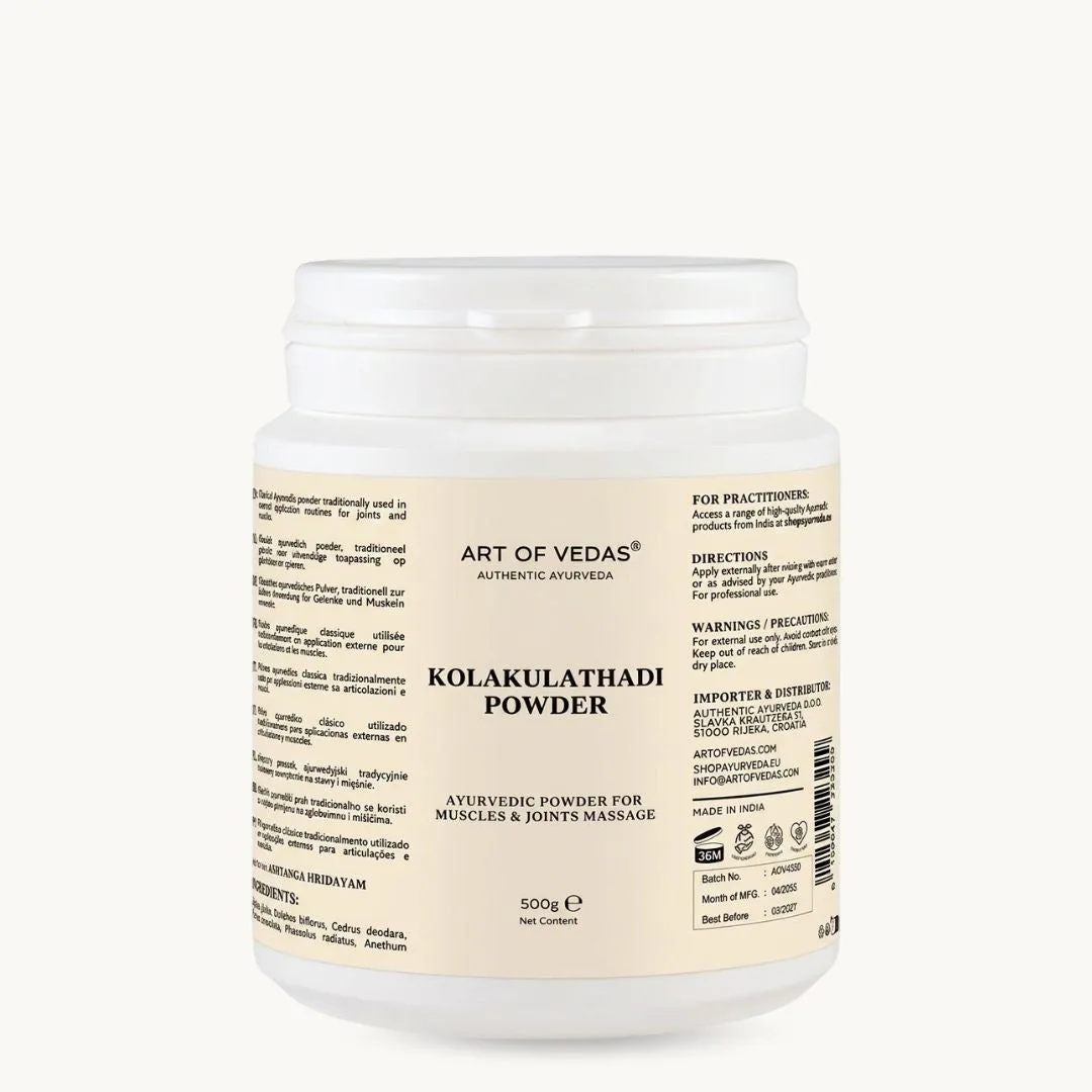 Art of Vedas, Kolakulathadi Pulver, 500g, klassische ayurvedische Zubereitung