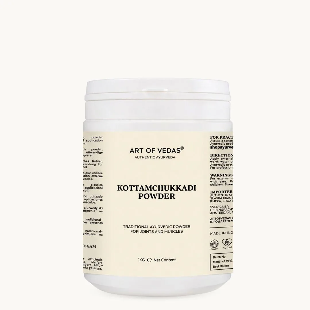 Art of Vedas, Kottamchukkadi Powder, classical Ayurvedic preparation
