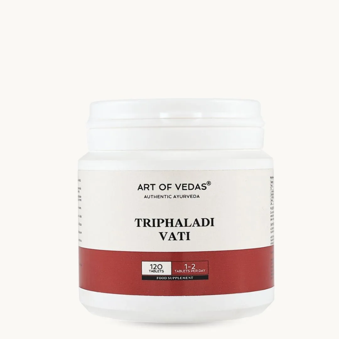 Art of Vedas, Tabletas Triphala Vati, suplemento ayurvedico