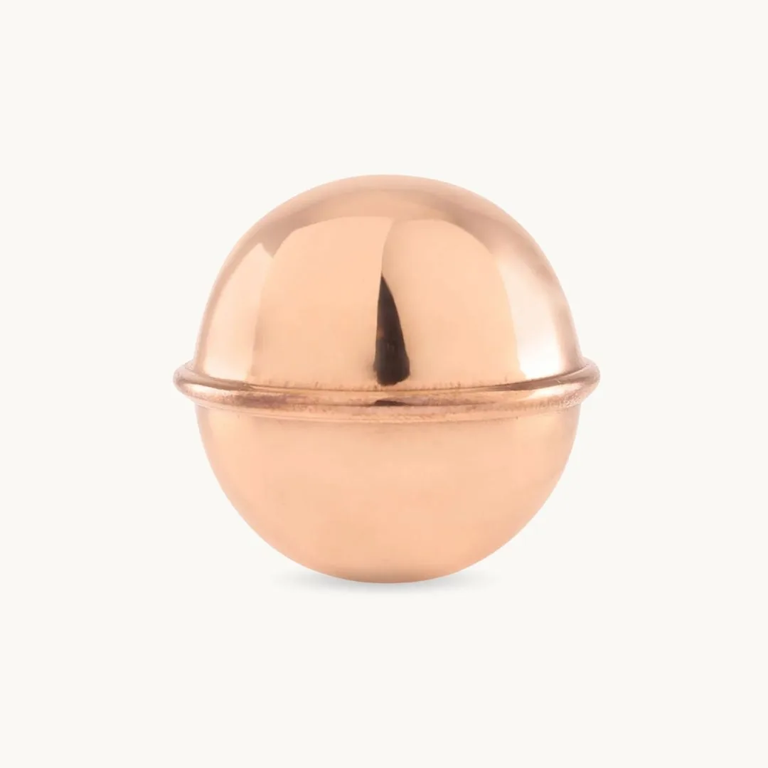 Boule d'énergie en cuivre Art of Vedas, boule ayurvédique en cuivre pur anti-stress et acupression
