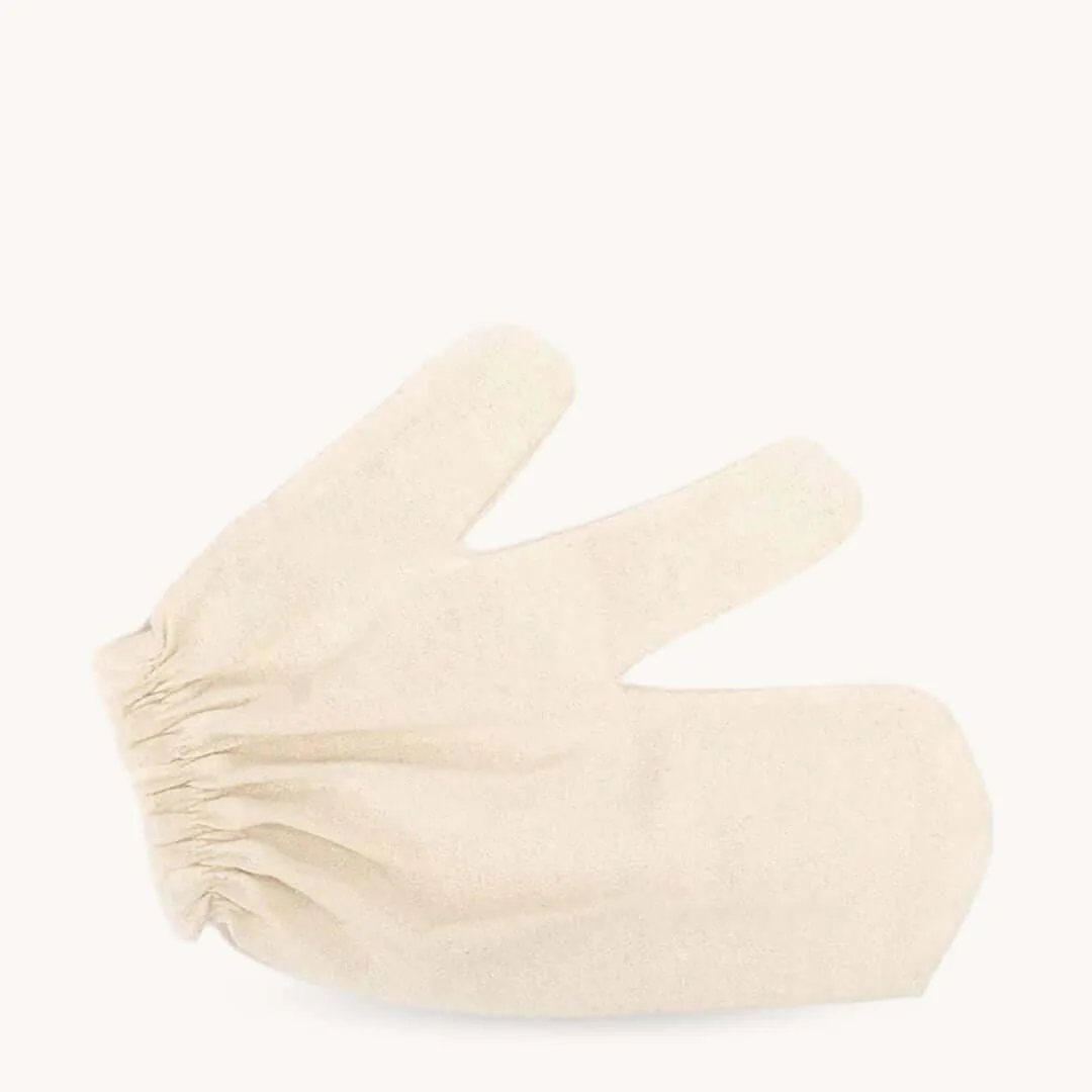 Art of Vedas Garshana Glove - Ayurvedic Raw Silk Dry Brushing Glove for Skin Exfoliation