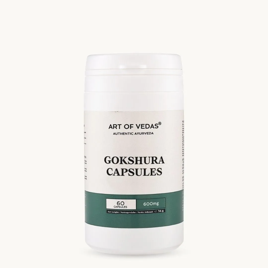 Art of Vedas Gokshura capsules, ayurvedisch supplement voor nieren en blaas