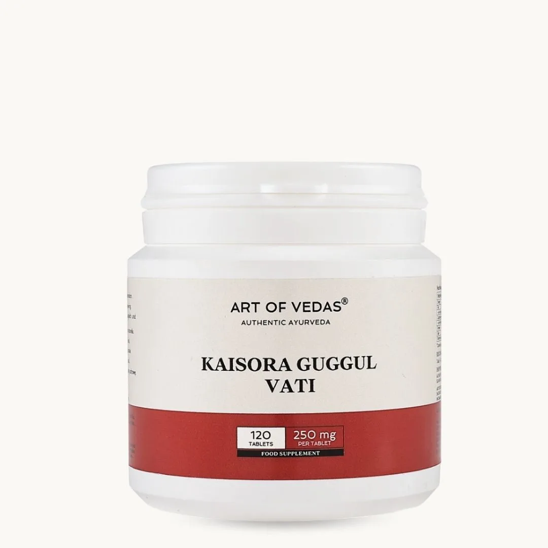 Art of Vedas Kaisora Guggul Vati 120 Tablets - Ayurvedic Supplement for Joint and Skin Health