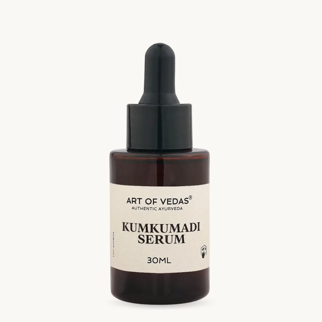 Art of Vedas Kumkumadi serum 30ml, authentiek ayurvedisch Kumkumadi gezichtsserum voor een stralende huid en