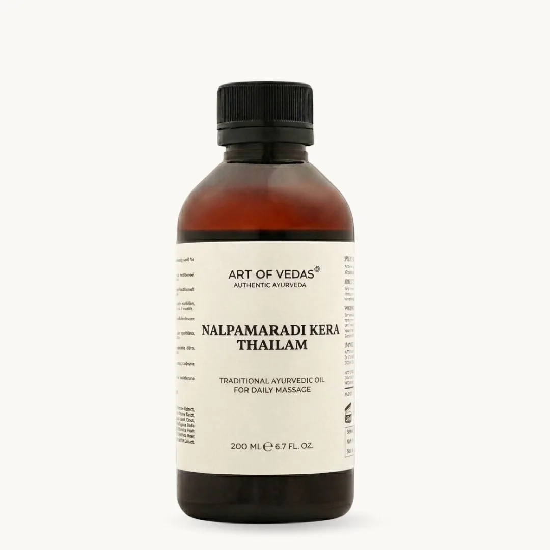 Art of Vedas Nalpamaradi Kera Thailam, Ayurvedic skin oil traditionally for a bright, even and radiant complexion
