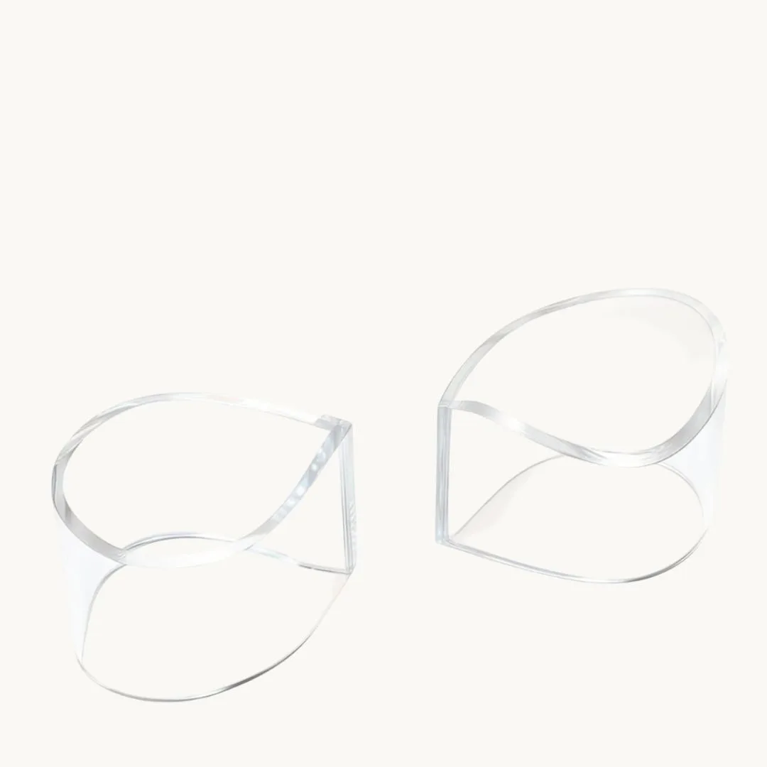 Art of Vedas Netra Prakshalana oog Basti cups - Ayurvedische glazen oogbadjes voor natuurlijke reiniging en verfrissing van de ogen