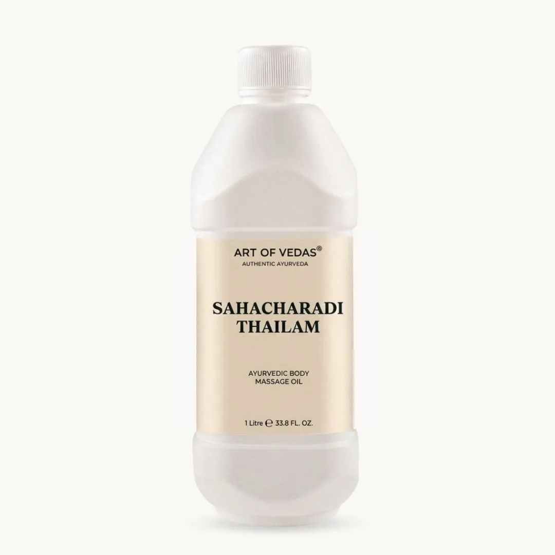 Art of Vedas, Sahacharadi Thailam, 1 liter, klassiek ayurvedisch Thailam