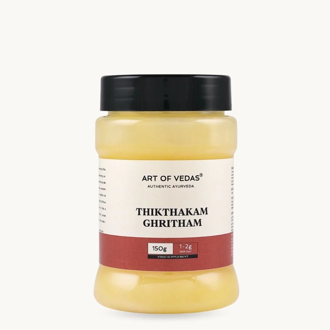 Art of Vedas Thikthakam Ghritham 150g, klassisches ayurvedisches Ghritham, traditionell für die Hautpflege