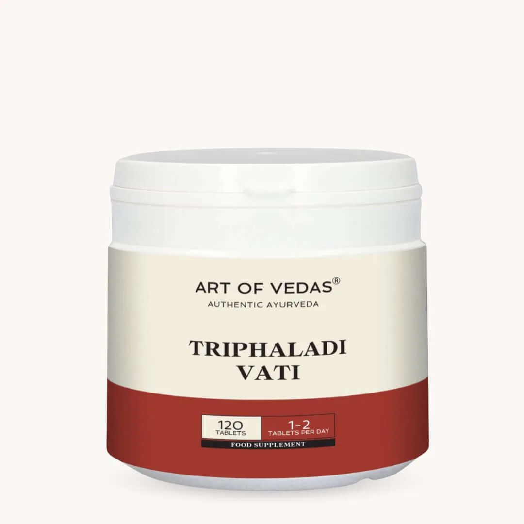 Art of Vedas Triphaladi Vati 120 tableta ajurvedski dodatak prehrani za zdravlje probave i detoksikaciju